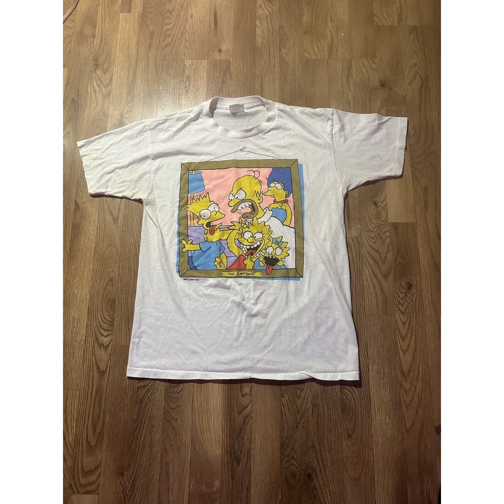 The Simpsons Family Portrait XL Vintage Made In USA T-Shirt